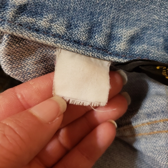 VINTAGE WRANGLER 70s Blue Jean Jacket Denim - Picture 10 of 10